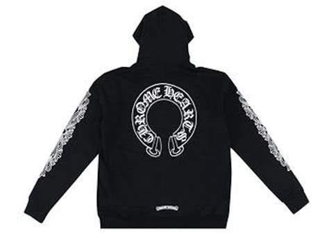 chrome hearts horseshoe zip up